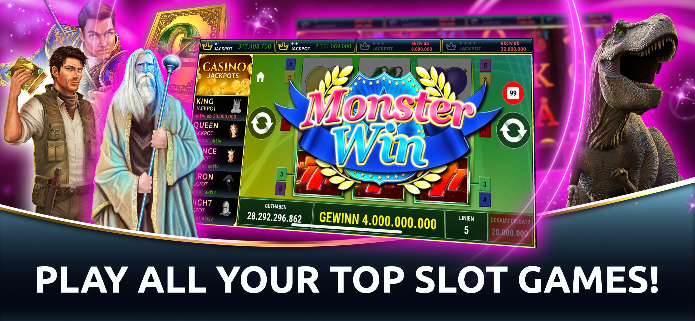 CrazyBuzzer - Social Casino screenshot